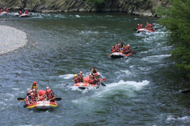Catalunya, Pallars Sobira, Rafting, Río Noguera Pallaresa
